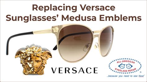 versace sunglasses replacement parts ebay|Versace glasses medusa head replacement.